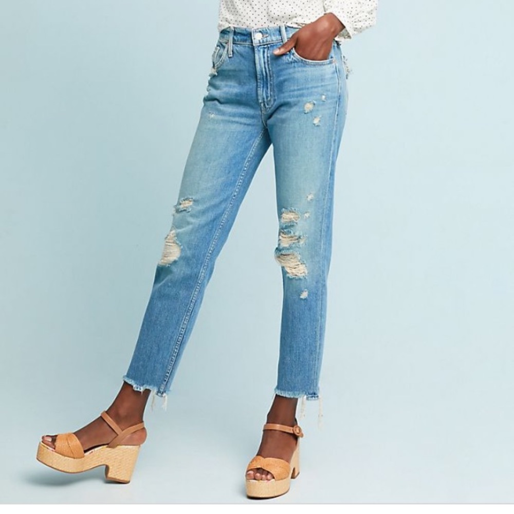 Mother Denim The Cardinal Sinner Ankle Jeans - Picture 2 of 16